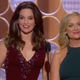 Tina Fey and Amy Poehler at the Golden Globes